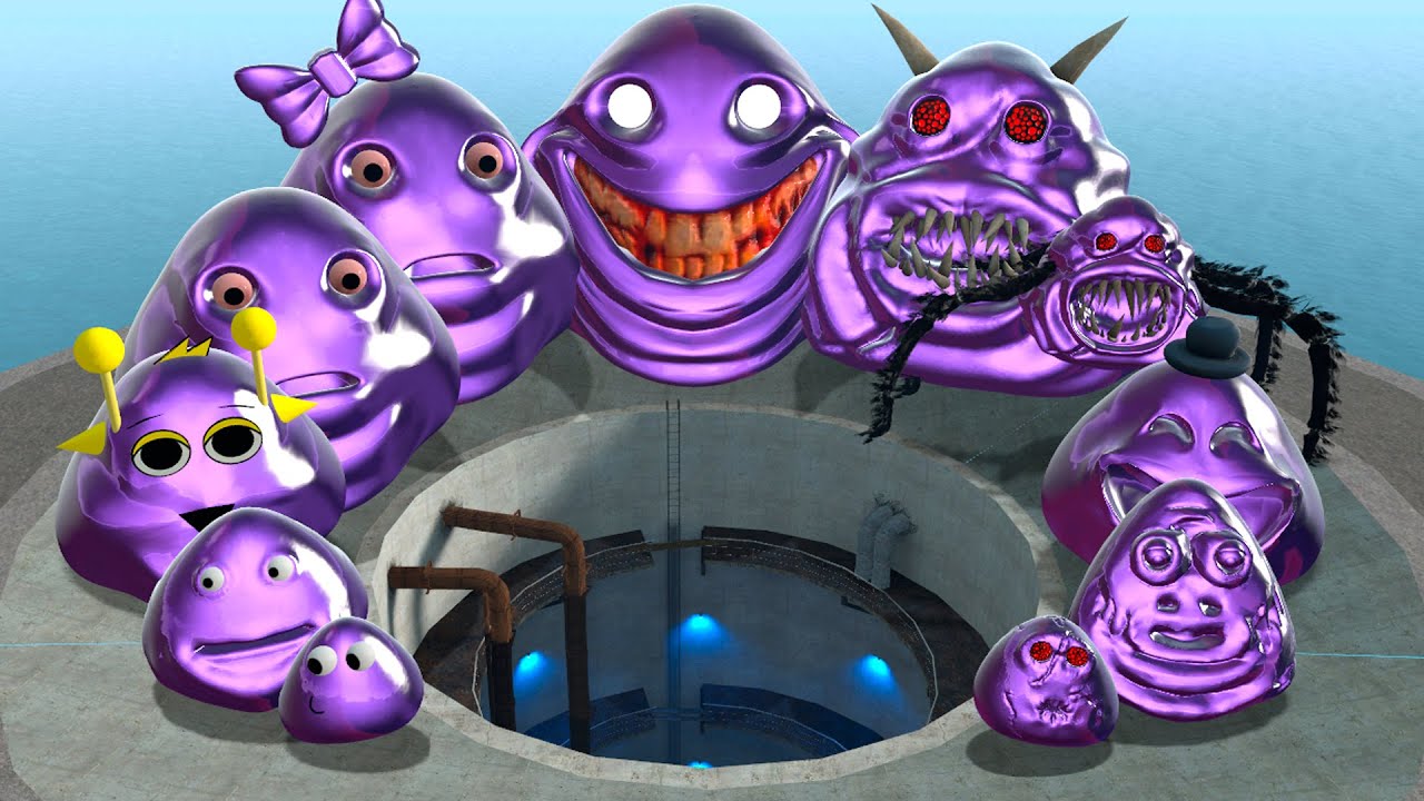 SPARTAN KICKING ALL AMETHYST NEW 3D POU BOU'S REVENGE in ENDLESS PIT in Garry's Mod