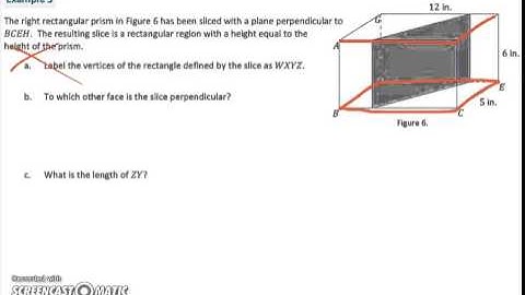 Lesson 5 Day 2 Slicing a Right Rectangular Prism with a Plane