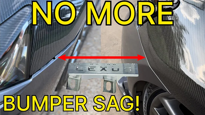 LEXUS IS BUMPER SAG FIX! | MacLifterKit | 14-20 Lexus IS