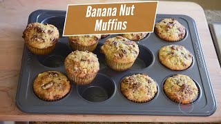 Banana Nut Muffins - Tender & Super Delicious!