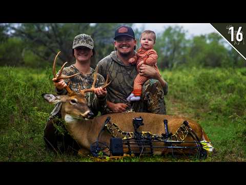 Buck bedded RIGHT by us!! (Bow hunting with my wife!)