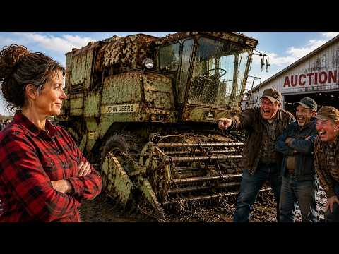 They MOCKED Her for Buying a $40 Broken Combine — 3 Days Later, John Deere Offered $310K