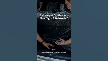 Ciri Karpet Original Bawaan New Daihatsu Sigra 1.2 R Deluxe MC 2022