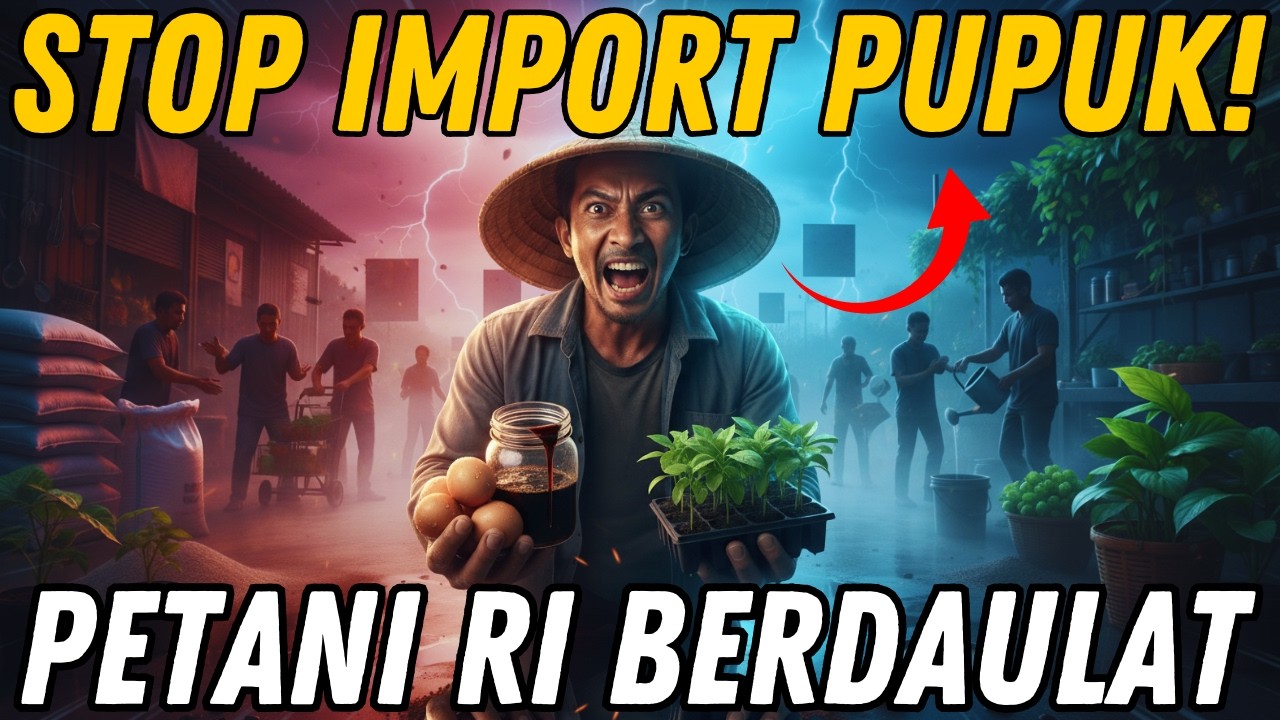 Hanya Dengan 3 Bahan Ini Bikin Tanaman Subur Seketika... KRISIS PANGAN 2026 BERAKHIR⚠️