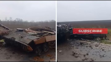 Ukraine war footage 924, Most Modern Russian T 90M Tank Destroyed By HIMARS in Column in Kharkiv