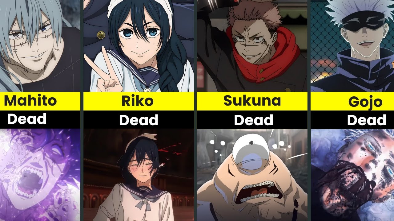 Ending Of Every Jujutsu Kaisen Characters