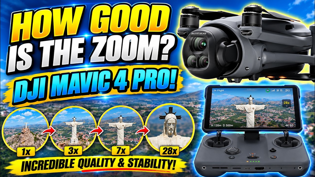 DJI Mavic 4 Pro Zoom Test – See What Its 3 Cameras Can Do! # ...