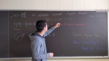 Magnetic moment - first adiabatic invariant