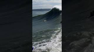 Olas Gigantes en Nazare (Portugal) #shorts #ocean