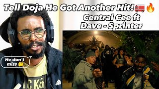 Central Cee x Dave - Sprinter [Music Video] | REACTION VIDEO
