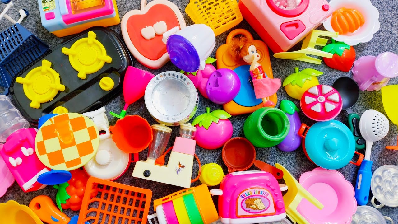 5Minutes Plastic miniature hello kitty satisfying Sanriokitchen set review Asmr toys Everything Toys