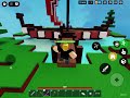 Playing Win-streak 1v1 in Roblox Bed-wars!