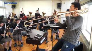 中川英二郎氏の「吹奏楽クリニック2016」  ～福井県立武生商業高校～