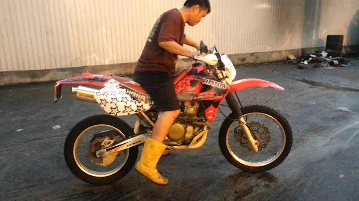 XR650R kick start beginner