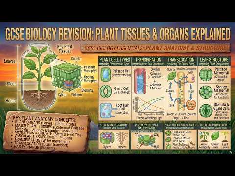 Plant Tissues & Organs Explained | GCSE Biology Revision
