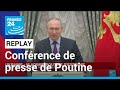 Replay : Vladimir Poutine s'exprime, les accords de paix en Ukraine "n'existent plus" • FRANCE 24