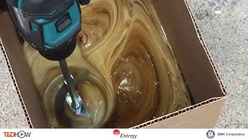 Pole Straightening with Foam