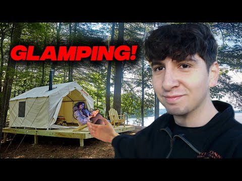 HE LOVED GLAMPING!