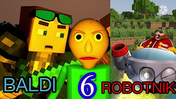 The Thumbnail For BALDI’S BASICS VS DR EGGMAN ROBOTNIK CHALLENGE 6 Ft Steve Fanmade