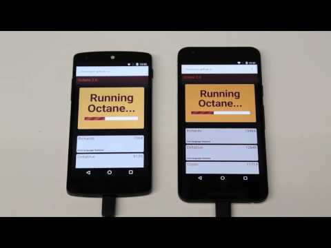 Google Nexus 5X vs Nexus 5 Performance - Octane 2.0