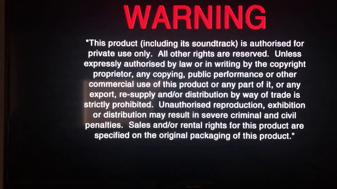 Opening to Toy Story 3 2010 DVD (Australia)