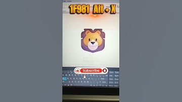 Lion 🦁 MS Word Symbol Shortcut Key | #shorts #keyboard #asmr #msword #windows