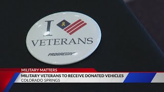 Local veterans given new car thanks to annual Military giveaway by Progressive