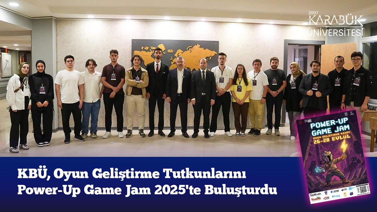 KBÜ, Oyun Geliştirme Tutkunlarını Power-Up Game Jam 2025'te Buluşturdu