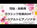 育脳・胎教用クラシック音楽BGMモーツアルトのソナタ名曲BGM　ママと赤ちゃんのためのモーツアルトのピアノソナタを集めた名曲BGMです。