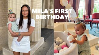 Mila's 1st Birthday Vlog Party, Present Ideas & Fun Day Out In London