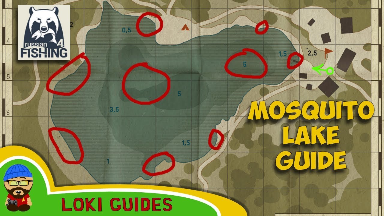 Mosquito Lake Guide Best Spots Baits For Float Feeder And Spinning Russian Fishing 4 Youtube