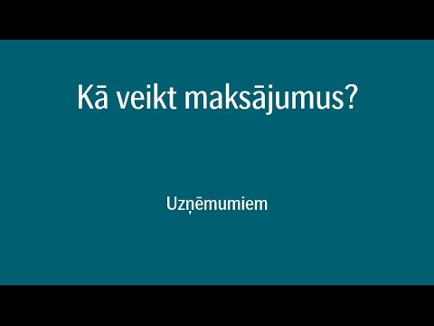 Video: Kā Saņemt Maksājumu Par CTP