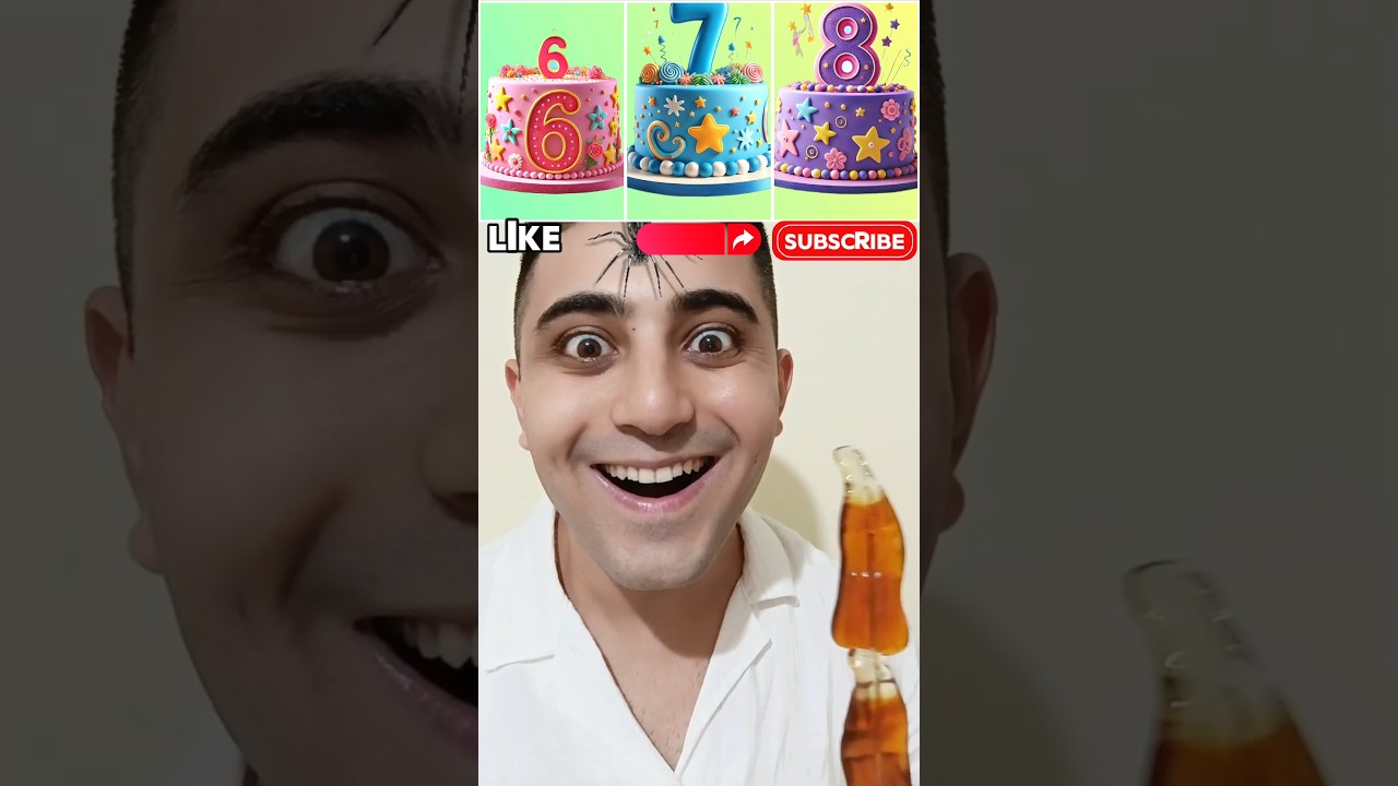 How old are you?  Pink,Blue, Purple Birthday Cake 🎂🎂🍰🍰 