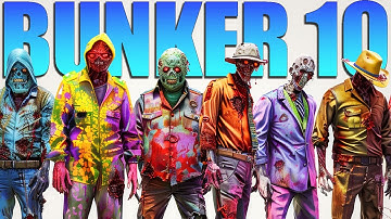 BUNKER 10 ZOMBIE CHALLENGE MAP...Call of Duty Custom Zombies