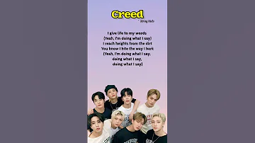Stray Kids CREED Lyrics Straykids Creed Lyrics Shorts 