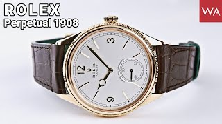 ROLEX Perpetual 1908. An Elegant, Excellent + Understated Watch. Quintessential Watchmaking!