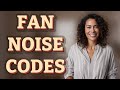 Which error codes indicate sudden laptop fan noise spikes?