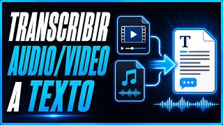 Transcribe AUDIO or VIDEO to TEXT with AI 2026. Fast, practical in just a few clicks