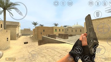 Counter Strike: Source Android - De_dust2  Gameplay (With Bots)