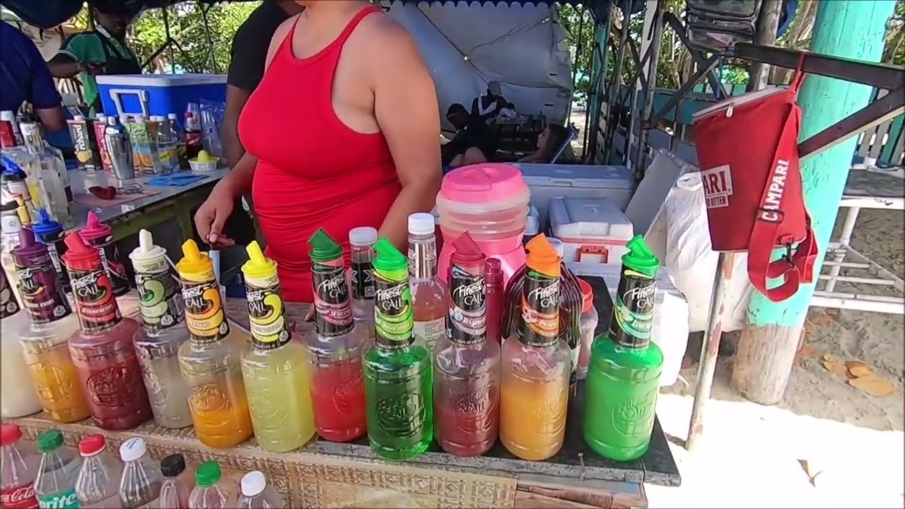 trinidad y tobago por un argentino. Port.Sandwich de Tiburón.  Tobago. Playas-