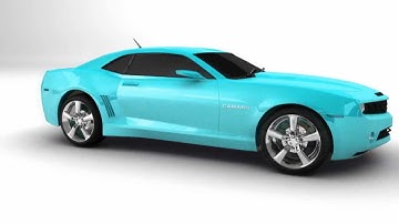 Chevrolet Camaro 3D Animation Maya