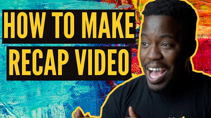 How To Make A Recap Video (Highlight Video Tips Tricks)