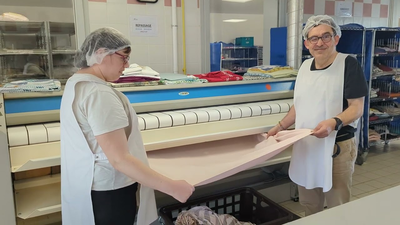 Visite de la Blanchisserie de l'ESAT de Bezouotte - ACT 03 (et fin)