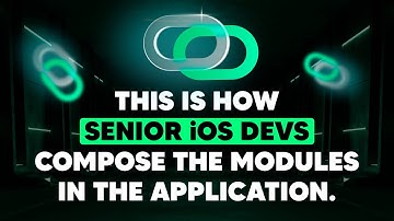 This is how senior iOS devs compose the modules in the application. | ED Clips