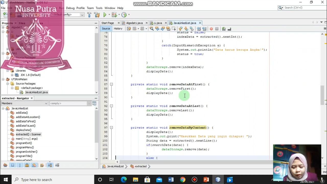 program menjalankan java Program Linked List Program java Linked list ...