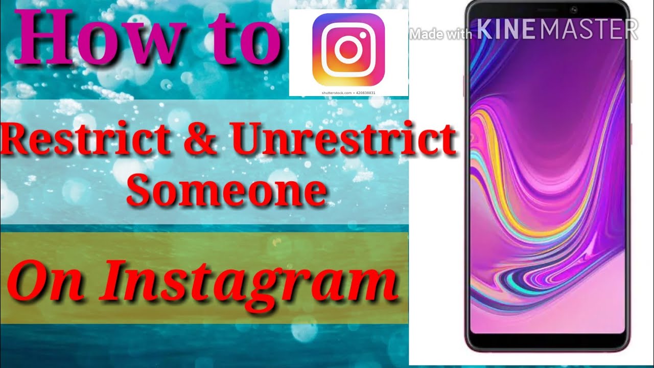 How to Restrict and Unrestrict Someone On Instagram - YouTube