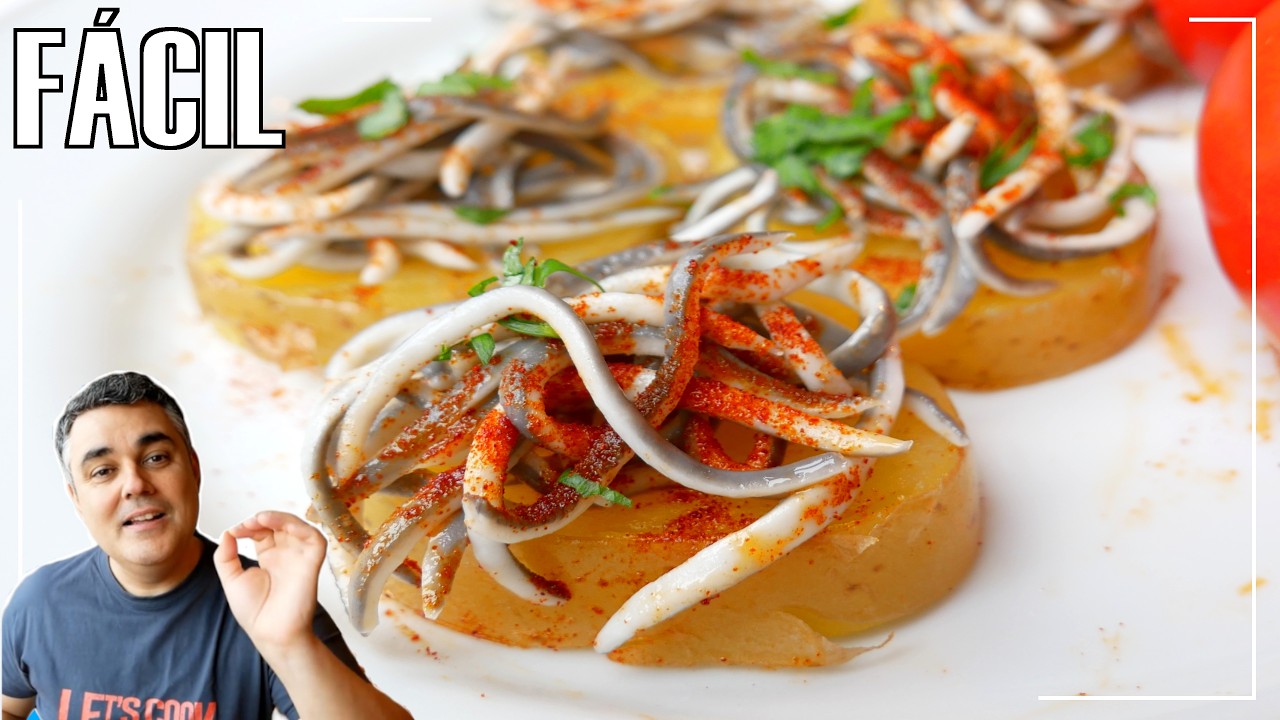 El APERITIVO de GULAS más FÁCIL y RICO, SIN PAN y SOLO 3 INGREDIENTES (para Navidad)