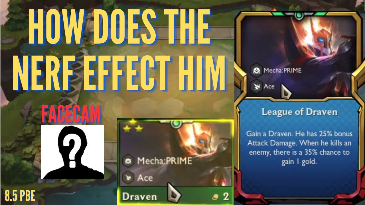 I decide to go draven super reroll but 4 other people are going supers (facecam) | tft set 8.5 pbe |