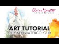 Step by Step Art Tutorial of a Chicken Watercolour