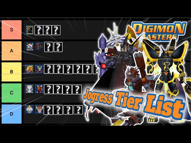 DMO Jogress Tier List -  Digimon Masters Online class=